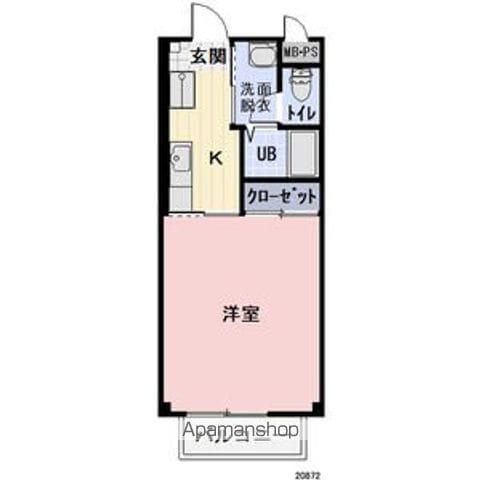 ACCORD PALETTE C(1K/2階)の間取り写真