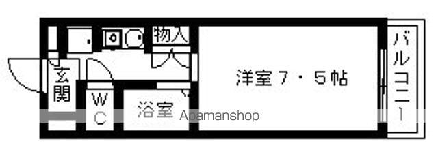 メゾン稲津1(1K/3階)の間取り写真