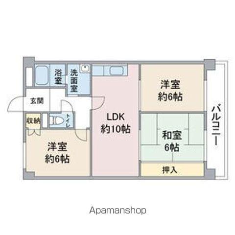 ニューアーバン一社(3LDK/1階)の間取り写真