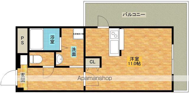 イズミ82(1K/10階)の間取り写真
