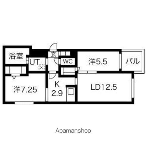 C-SELECTION.STELLA I(2LDK/1階)の間取り写真
