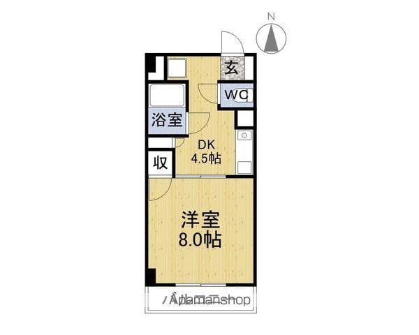 平成ハイツ(1K/3階)の間取り写真