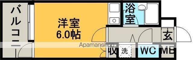 朝日プラザ博多Ⅳ(ワンルーム/7階)の間取り写真