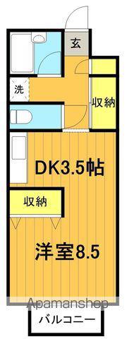 メゾンドビュート(ワンルーム/5階)の間取り写真