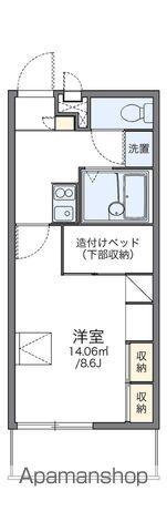レオパレスアサクラⅢ(1K/3階)の間取り写真