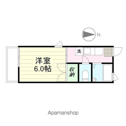 パナハイツ工藤Ⅰ(1K/2階)の間取り写真