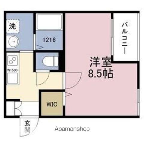 ミラグレイス 大今里(1K/3階)の間取り写真