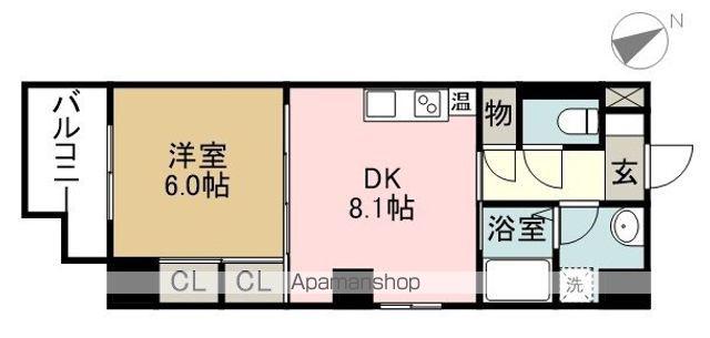 センチュリーパーク千年(1LDK/10階)の間取り写真