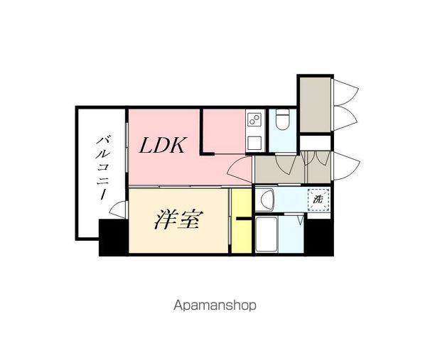 ALFACIO MILANI(1DK/12階)の間取り写真