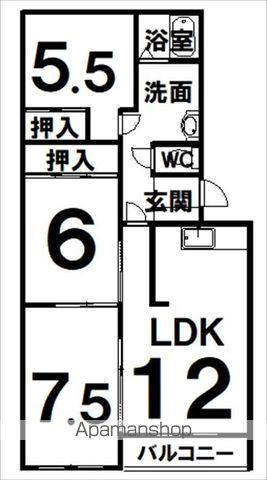 ピアチェーレ柏林台(3LDK/3階)の間取り写真