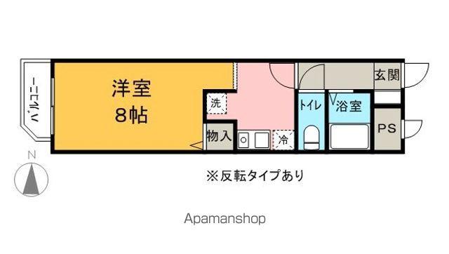 センターイン伊勢町ビル(1K/3階)の間取り写真