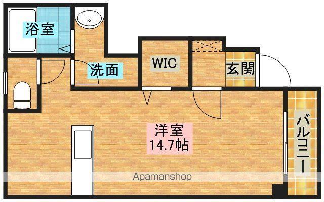 パルフェ和泉(ワンルーム/1階)の間取り写真