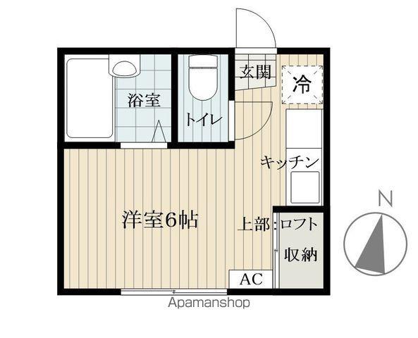 アローエイト(ワンルーム/1階)の間取り写真
