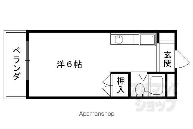 ハイツST(1K/2階)の間取り写真