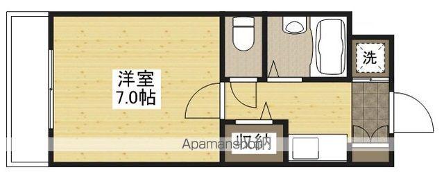 新庄パークビル(1K/2階)の間取り写真