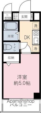 ヴァンベールエモリ(1K/3階)の間取り写真