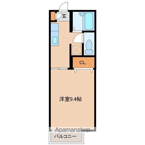 ロイヤルコート(1K/2階)の間取り写真