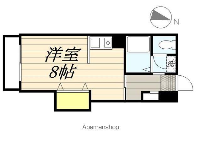 ラフィーヌ・池田5番館(ワンルーム/1階)の間取り写真