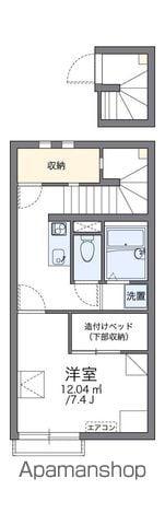 レオネクストHSY デシャンス(1K/2階)の間取り写真