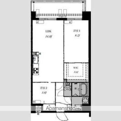 ALIVIS野田阪神(2LDK/7階)の間取り写真