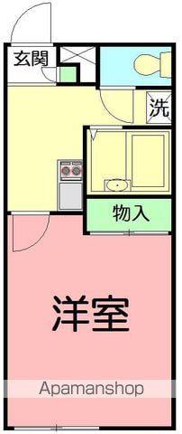 レオパレスリバーサイドパレス(1K/1階)の間取り写真