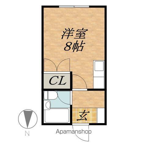 野田ハイツ(ワンルーム/3階)の間取り写真