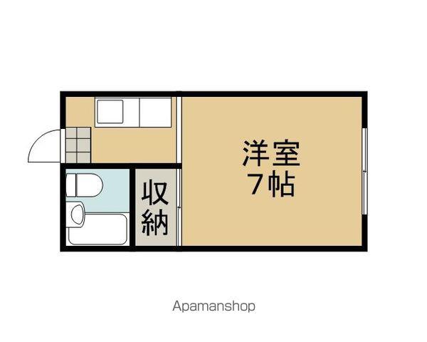 岩下ビルド(1K/3階)の間取り写真