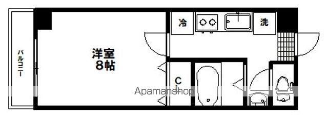 ベターアール吉成(1K/3階)の間取り写真