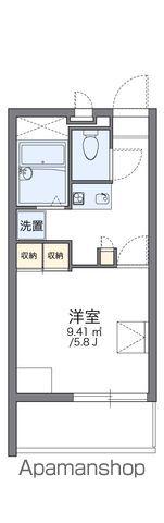 レオパレスNAKANISHI(1K/1階)の間取り写真