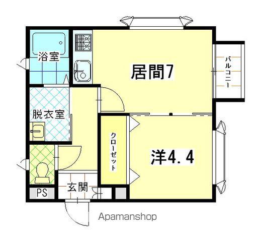 メゾンミヨシ(1DK/1階)の間取り写真