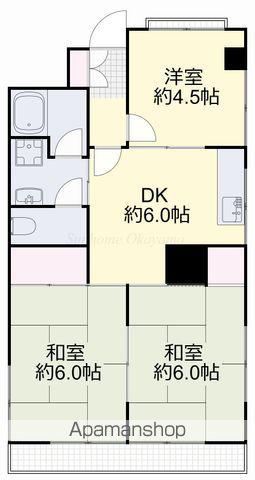 大倉ビル(3DK/3階)の間取り写真