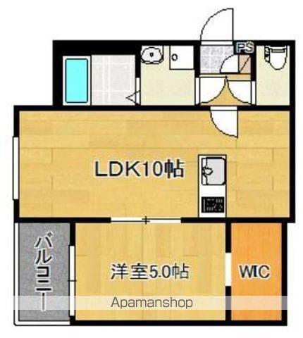 CRECIA和白東Ⅰ(1LDK/2階)の間取り写真