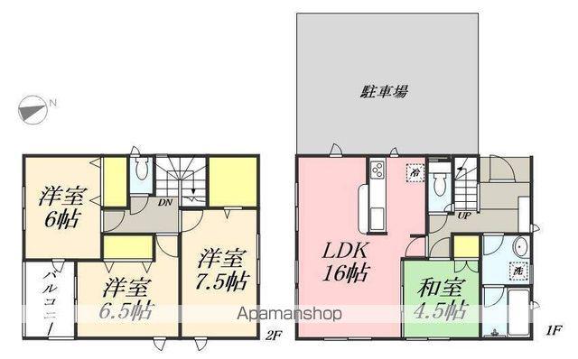 クレイドルガーデン久留米市宮ノ陣第5(4LDK/1階)の間取り写真
