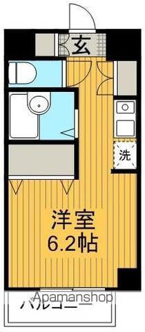 プロクシィスクエア藤見ヶ丘(1K/3階)の間取り写真