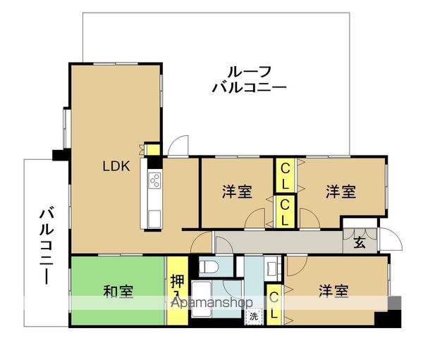 ダイアパレス神宮の杜 参号館(4LDK/11階)の間取り写真