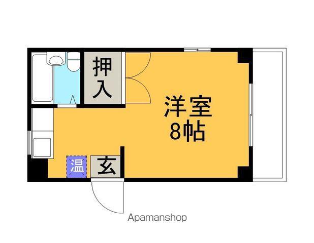 コラージュ6(ワンルーム/1階)の間取り写真