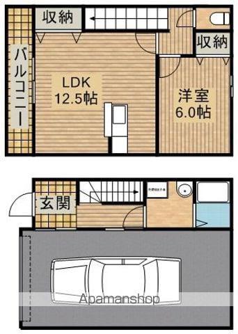 サンクレスト(1LDK)の間取り写真