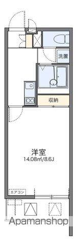 レオネクストレグルス(1K/2階)の間取り写真