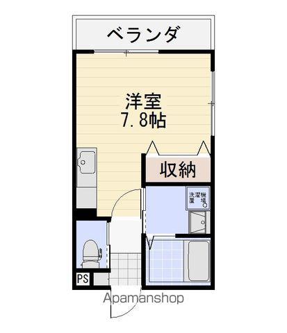 ユーミー城東(ワンルーム/1階)の間取り写真