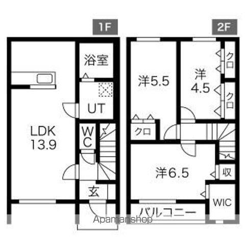 BLOOM(3LDK/1階)の間取り写真