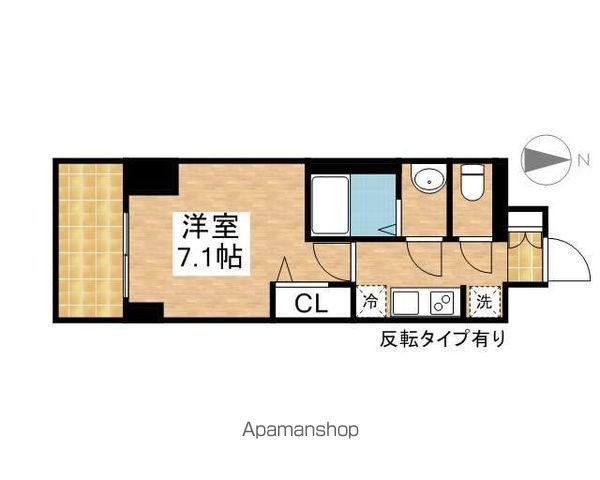 プレサンス広小路通葵(1K/3階)の間取り写真