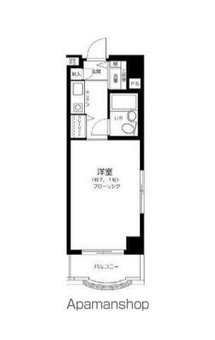 パークノヴァ横浜参番館 6階階 間取り