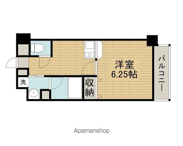 ジュネス関目高殿(1K/8階)の間取り写真