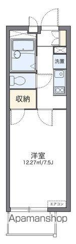 レオパレスゴリオン(1K/2階)の間取り写真