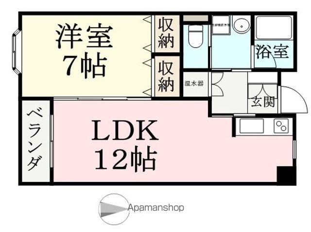 シャンテタカセ(1LDK/1階)の間取り写真