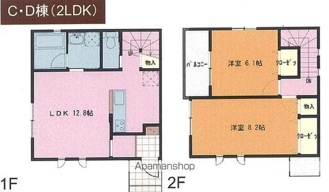 静岡鉄道静岡清水線 古庄駅 徒歩7分 2階建 築14年(2LDK)の間取り写真