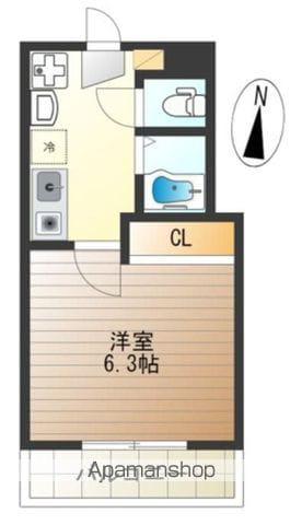 グランツ高円寺(1K/2階)の間取り写真