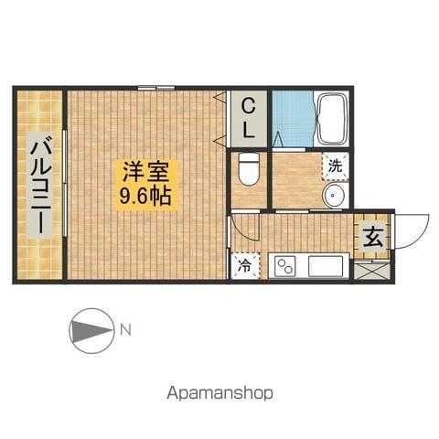 BERG大須(1K/8階)の間取り写真