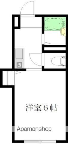 ハウスサトウ(1K/1階)の間取り写真