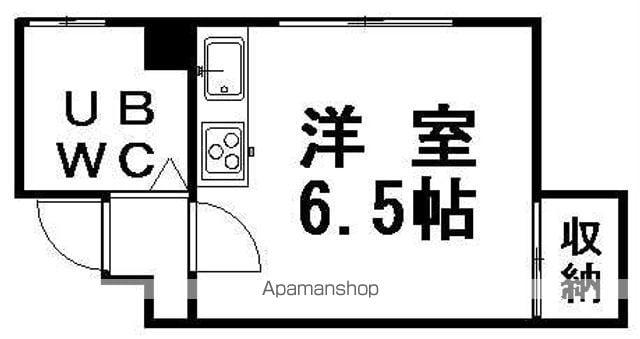 南郷ハイツ(ワンルーム/3階)の間取り写真